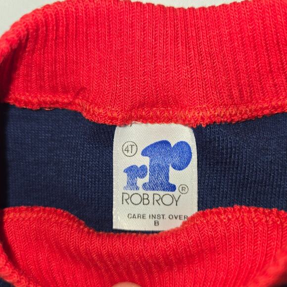 Vintage Rob Roy Boy's Size 4 Shirt Lot of 3 Polo Long Sleeve Button Up 1960s - Picture 10 of 16